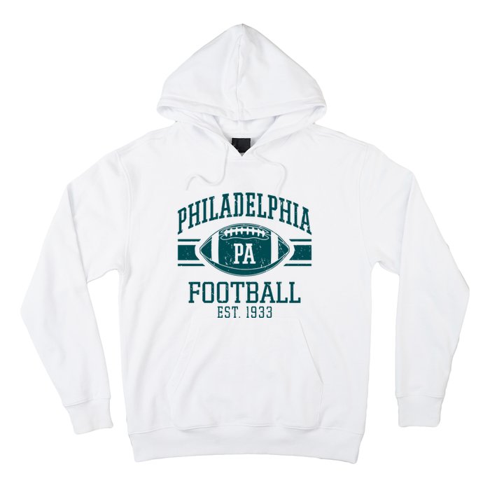 Philadelphia Football Est 1933 Eagle Football Philadelphia Football Champion Hoodie