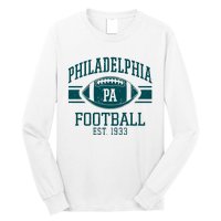 Philadelphia Football Est 1933 Eagle Football Philadelphia Football Champion Long Sleeve Shirt