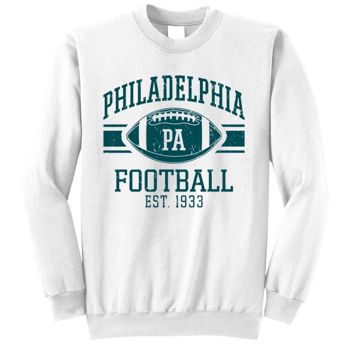 Philadelphia Football Est 1933 Eagle Football Philadelphia Football Champion Sweatshirt