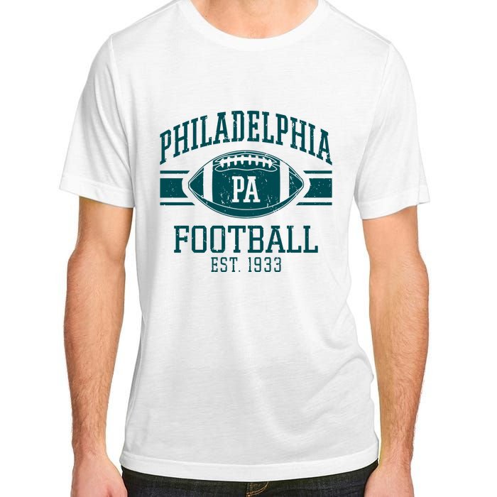 Philadelphia Football Est 1933 Eagle Football Philadelphia Football Champion Adult ChromaSoft Performance T-Shirt