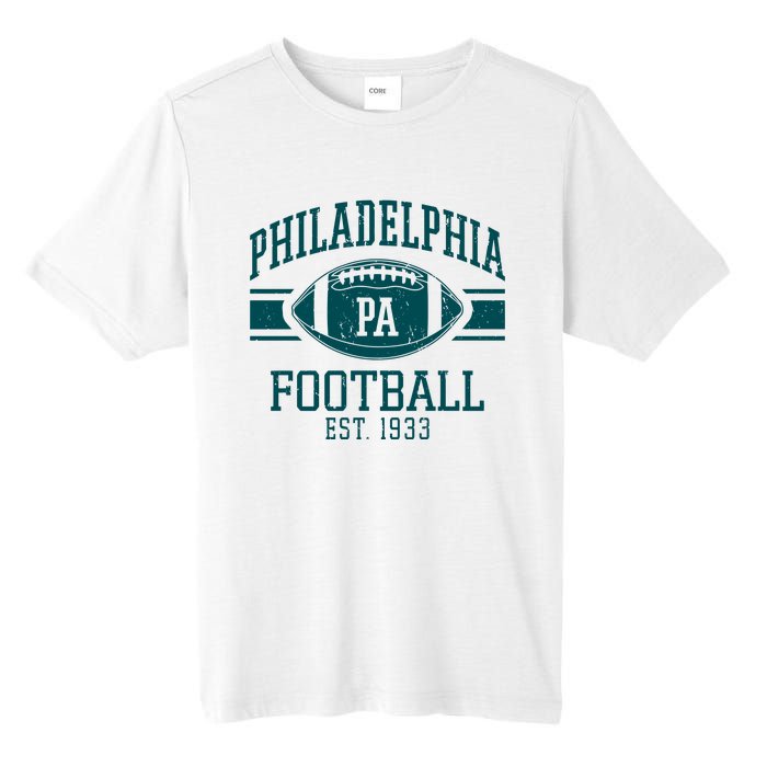 Philadelphia Football Est 1933 Eagle Football Philadelphia Football Champion Tall Fusion ChromaSoft Performance T-Shirt