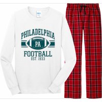 Philadelphia Football Est 1933 Eagle Football Philadelphia Football Champion Long Sleeve Pajama Set