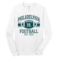 Philadelphia Football Est 1933 Eagle Football Philadelphia Football Champion Tall Long Sleeve T-Shirt