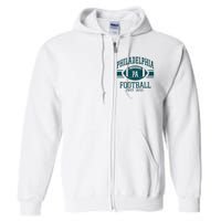 Philadelphia Football Est 1933 Eagle Football Philadelphia Football Champion Full Zip Hoodie