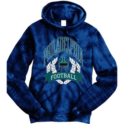 Philadelphia Football Eagle Football Philadelphia Football Champion Tie Dye Hoodie