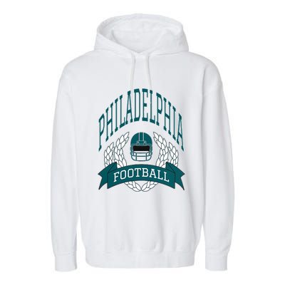 Philadelphia Football Eagle Football Philadelphia Football Champion Garment-Dyed Fleece Hoodie