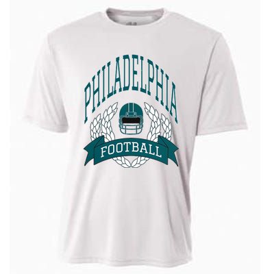 Philadelphia Football Eagle Football Philadelphia Football Champion Cooling Performance Crew T-Shirt