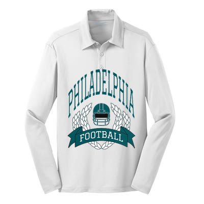 Philadelphia Football Eagle Football Philadelphia Football Champion Silk Touch Performance Long Sleeve Polo