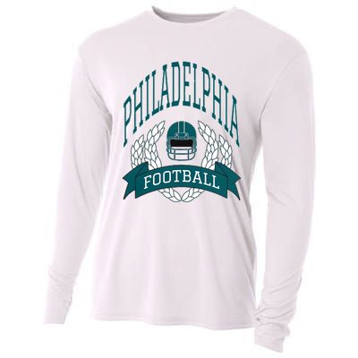 Philadelphia Football Eagle Football Philadelphia Football Champion Cooling Performance Long Sleeve Crew