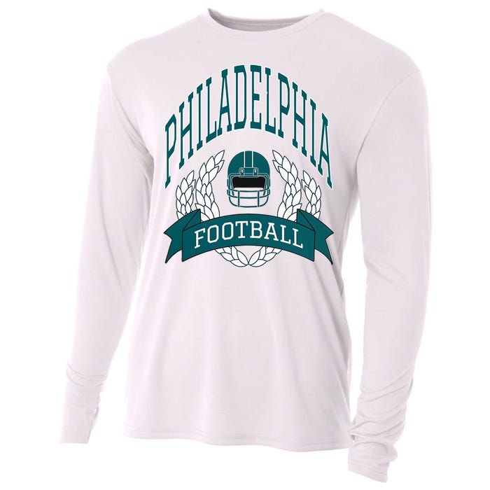 Philadelphia Football Eagle Football Philadelphia Football Champion Cooling Performance Long Sleeve Crew