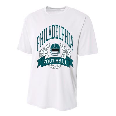 Philadelphia Football Eagle Football Philadelphia Football Champion Performance Sprint T-Shirt