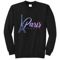 Paris France Eiffel Tower French Souvenir Vintage Sweatshirt