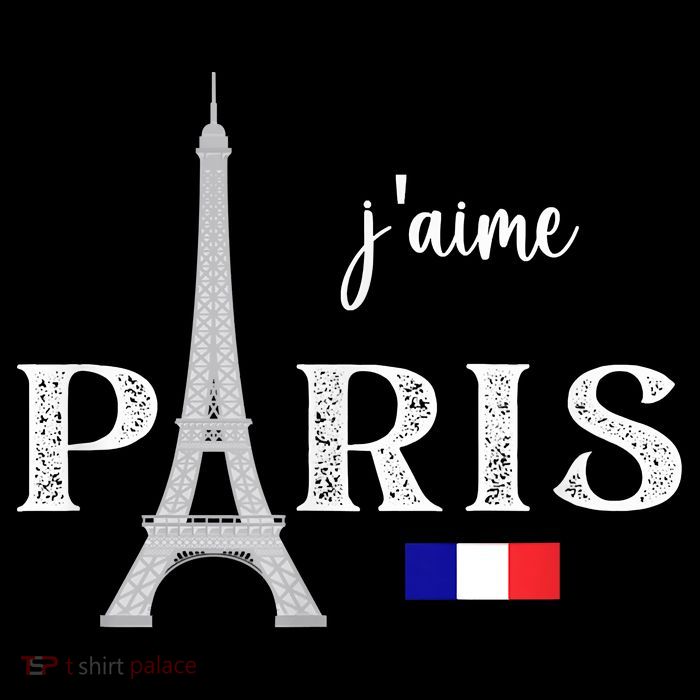 Paris France Eiffel Tower Souvenir Flexfit Unipanel Trucker Cap