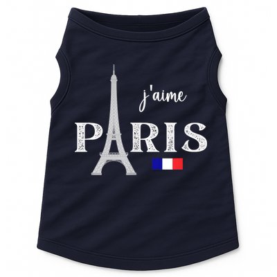 Paris France Eiffel Tower Souvenir Doggie Tank