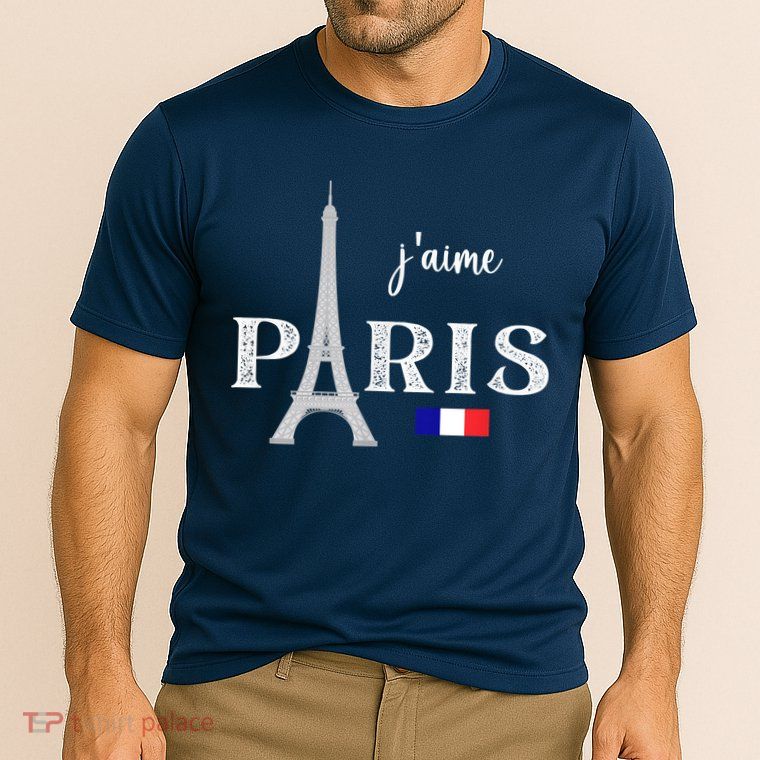 Paris France Eiffel Tower Souvenir Performance Shirt