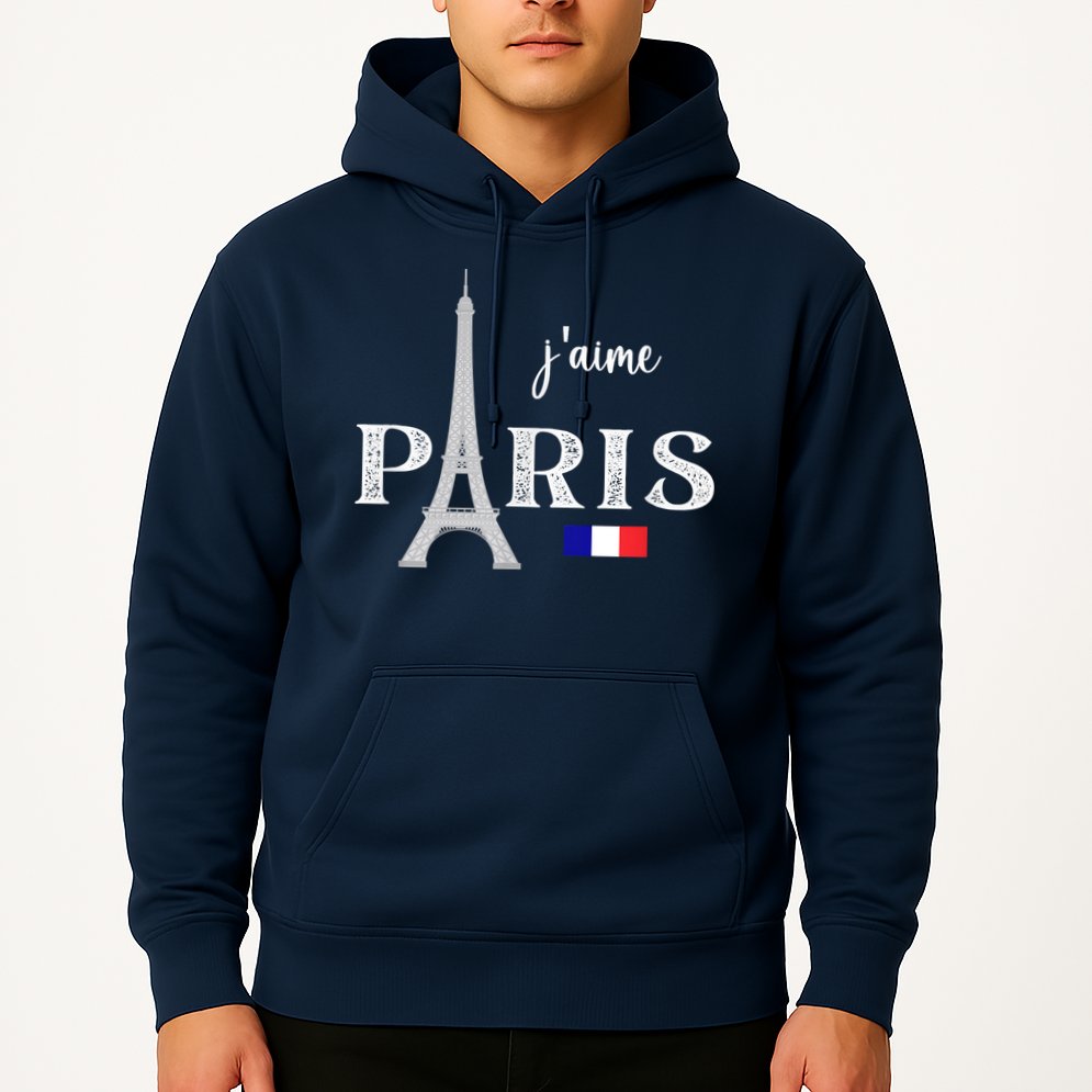 Paris France Eiffel Tower Souvenir Hoodie