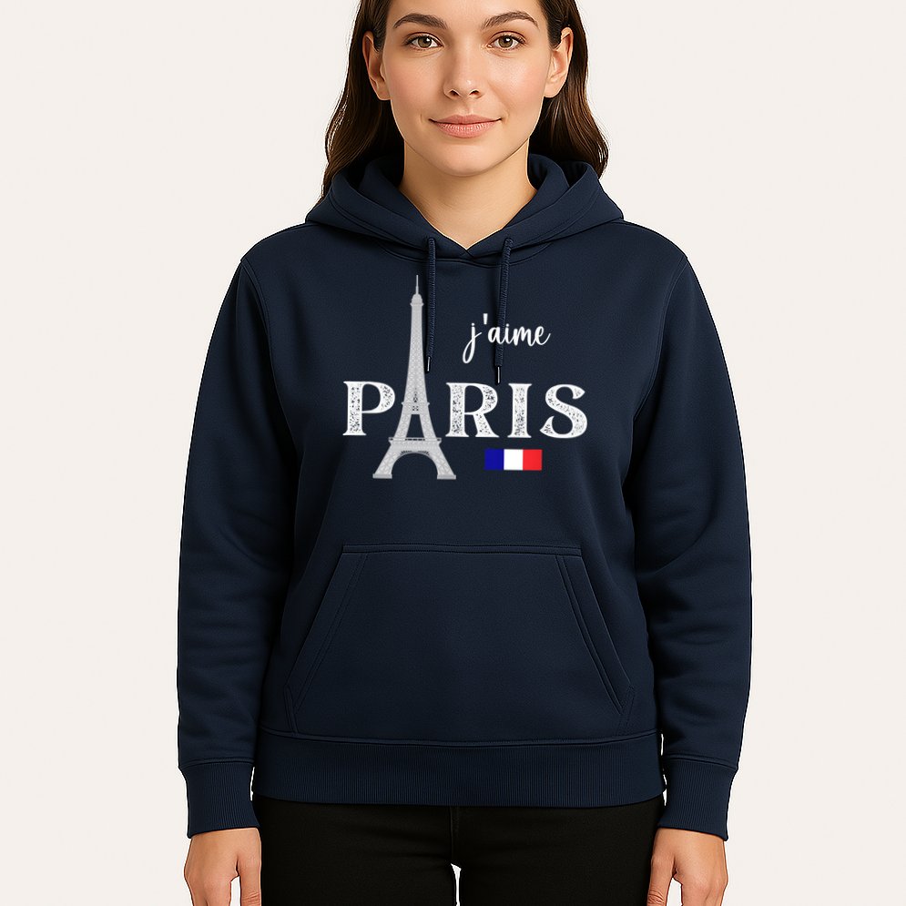 Paris France Eiffel Tower Souvenir Hoodie