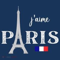 Paris France Eiffel Tower Souvenir Drawstring Bag