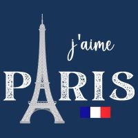 Paris France Eiffel Tower Souvenir Flatbill Hat