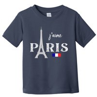 Paris France Eiffel Tower Souvenir Toddler T-Shirt