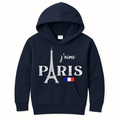 Paris France Eiffel Tower Souvenir Kids Hoodie