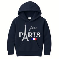 Paris France Eiffel Tower Souvenir Kids Hoodie