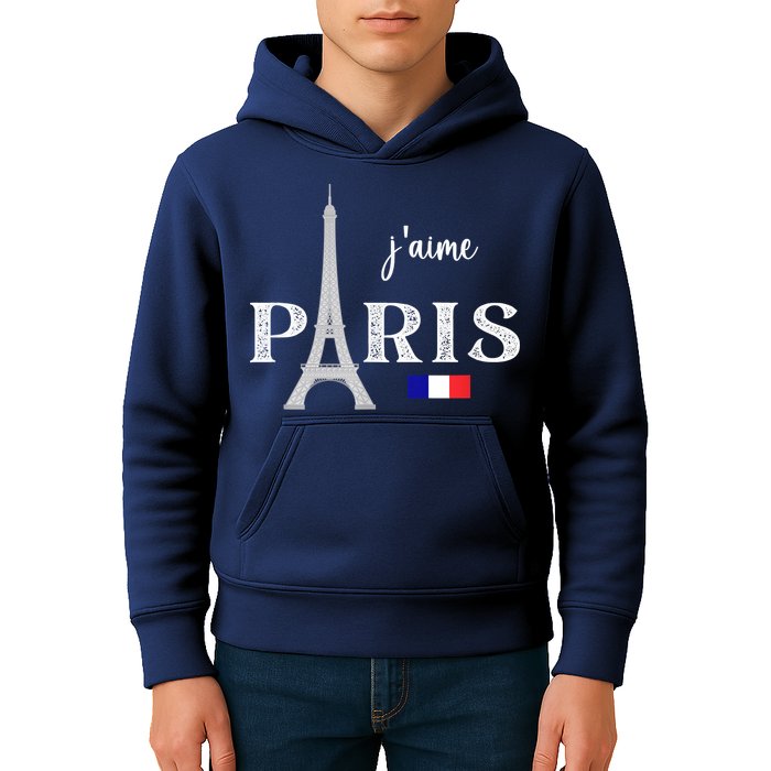 Paris France Eiffel Tower Souvenir Kids Hoodie