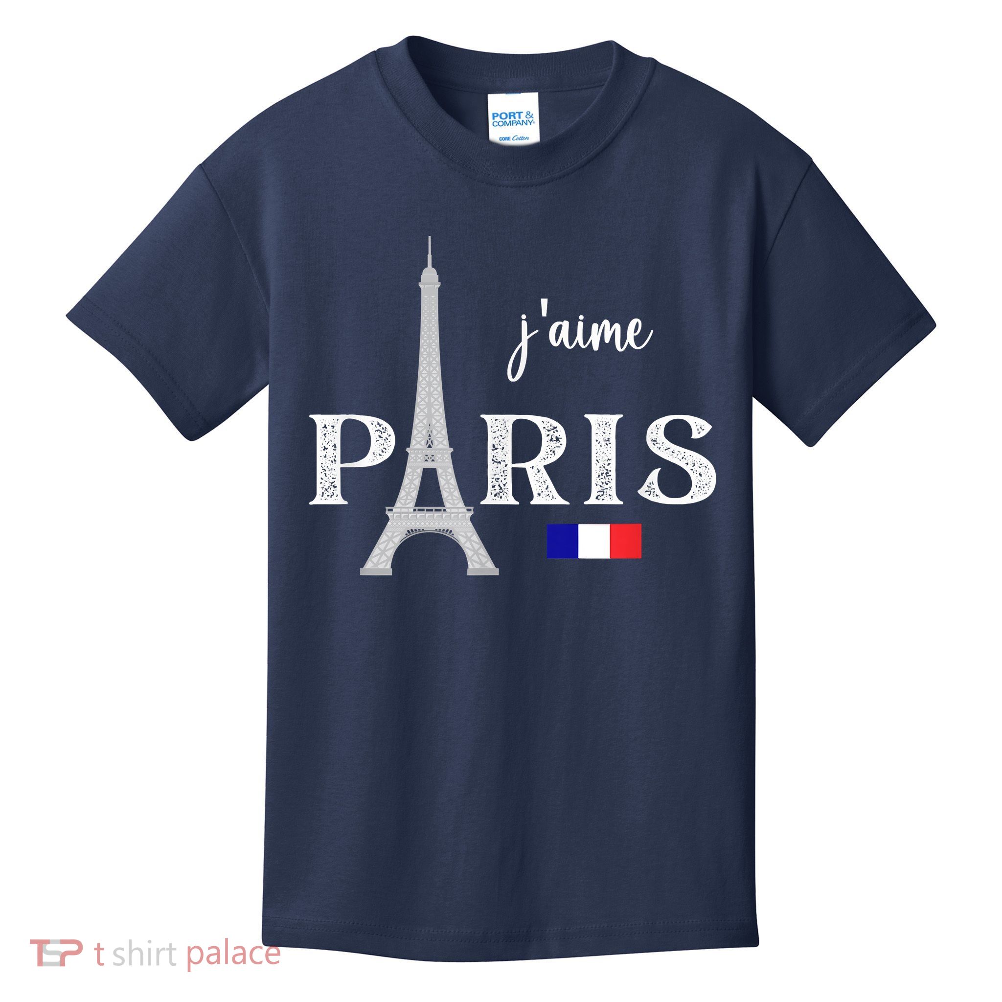 Paris France Eiffel Tower Souvenir Kids T-Shirt