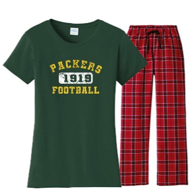 Packer Football Est 1991 Shirt Women's Flannel Pajama Set