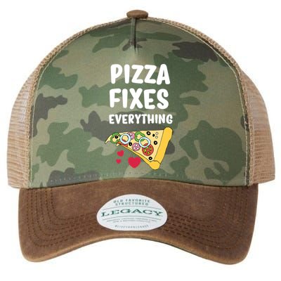 Pizza Fixes Everything Legacy Tie Dye Trucker Hat