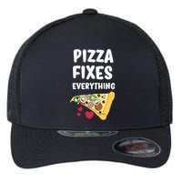 Pizza Fixes Everything Flexfit Unipanel Trucker Cap