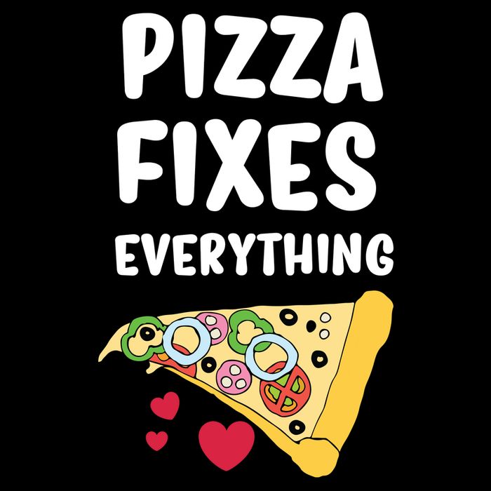 Pizza Fixes Everything 7-Panel Snapback Hat