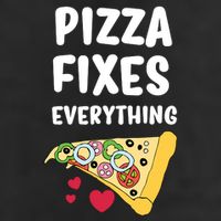 Pizza Fixes Everything Adult Drive Performance Visor