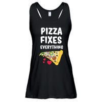 Pizza Fixes Everything Ladies Essential Flowy Tank