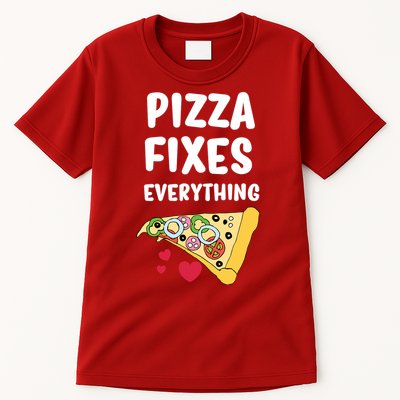 Pizza Fixes Everything Tall T-Shirt