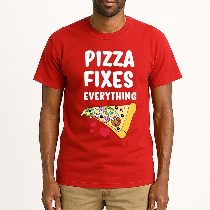 Pizza Fixes Everything Tall T-Shirt