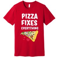 Pizza Fixes Everything Premium T-Shirt