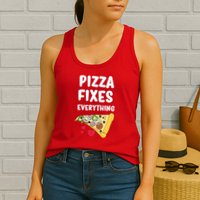 Pizza Fixes Everything Womens Tank Top