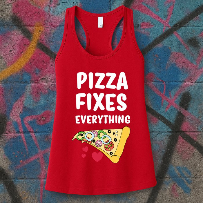 Pizza Fixes Everything Womens Tank Top