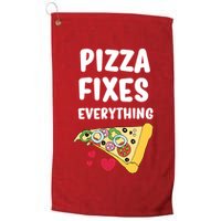 Pizza Fixes Everything Golf Towel