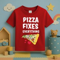 Pizza Fixes Everything Toddler T-Shirt