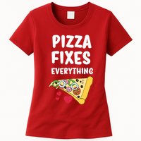 Pizza Fixes Everything Womens T-Shirt