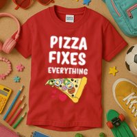 Pizza Fixes Everything Kids T-Shirt