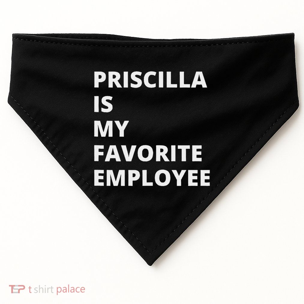 Priscilla Favorite Employee Relax Wear USA-Made Doggie Bandana