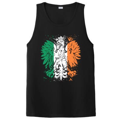 Polish Flag Eagle Irish Flag Colors Gift Great Gift PosiCharge Competitor Tank