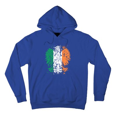 Polish Flag Eagle Irish Flag Colors Gift Great Gift Hoodie