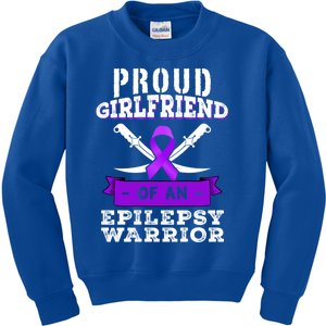 Proud Friend Epilepsy Warrior Seizure Disorder Awareness Gift Kids Sweatshirt