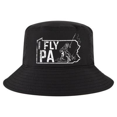 Pennsylvania Fly Fishing Fisherman Cool Comfort Performance Bucket Hat