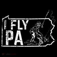 Pennsylvania Fly Fishing Fisherman Women's V-Neck T-Shirt