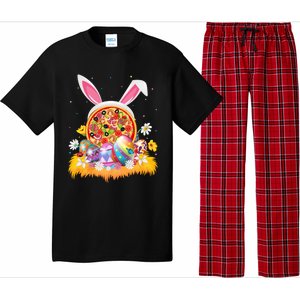 Pizza Fast Food Lover Easter Egg Funny Pizza Easter Sunday Great Gift Pajama Set